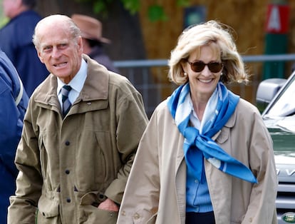 Lady Penny and Prince Philip in 2017.