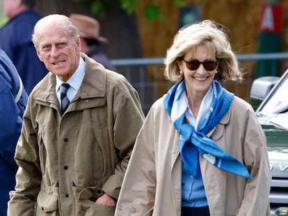 Lady Penny and Prince Philip in 2017.