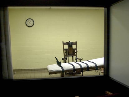 La sala de ejecuciones de la prisión de Lucasville, Ohio, en una imagen de archivo. 