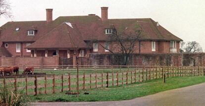 Vista de la mansión de Berkshire, antiguo hogar de Andrés de Inglaterra y Sarah Ferguson.