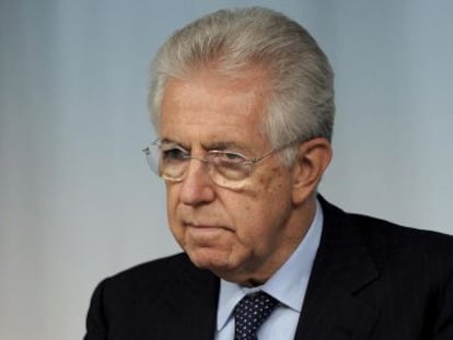 El primer ministro italiano, Mario Monti.