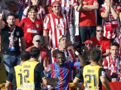 Diop, tras ser insultado desde la grada en el partido ante el Atlético.