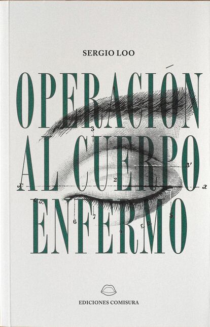 Portada de 'Operación al cuerpo enfermo', de Sergio Loo. EDICIONES COMISURA
