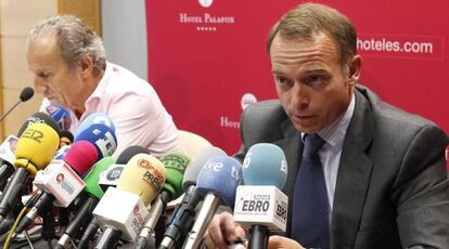 Cristian Lapetra (derecha).