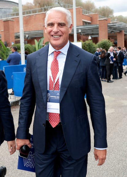 Andrea Orcel, CEO de Unicredit, en la reunión anual de la patronal Confindustria en Roma, el 18 de septiembre.