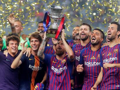 Barcelona - Sevilla, la Supercopa de España en imágenes