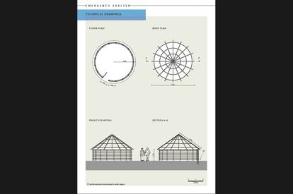 <p>El refugio de emergencia tukul es una estructura tradicional en forma de círculo para la que se utilizan técnicas de construcción tradicionales. Este modelo fue pensado y desarrollado en Sudán del Sur en 2012. </p> <p>Este tipo de caseta tiene una resistencia especialmente buena a los vientos fuertes, es apropiada para temperaturas muy cálidas y en general fue bien aceptada por los beneficiarios. Eso sí, requiere mantenimiento periódico. Se puede utilizar como lugar de acogida temporal para entre cuatro y seis personas y se puede construir utilizando materiales de la zona como bambú, madera y follaje para la estructura, paja o lona alquitranada para el techo y adobe, palos de bambú o revestimiento de hierba para la pared. </p>