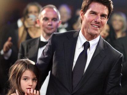 Tom Cruise y su hija Suri, de 6 a&ntilde;os. 