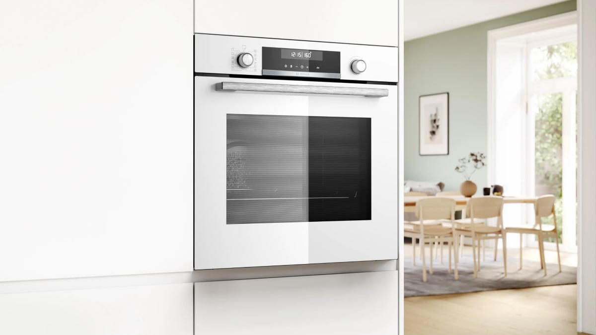 Horno integrable Bosch Serie 6 con Home Connect integrado.
