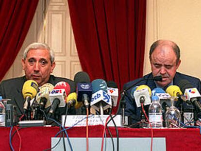 José María Arroyo (dcha.) y Mario Loreto Sanz-Robles, presidente y vicepresidente de la ONCE.