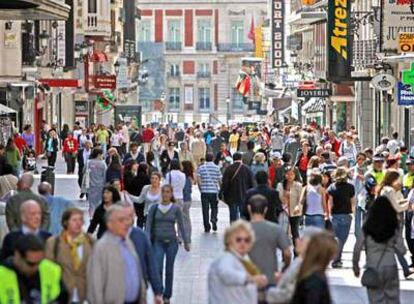 Vista de la calle de Preciados.