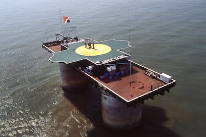 El Principado de Sealand en mayo 1979.