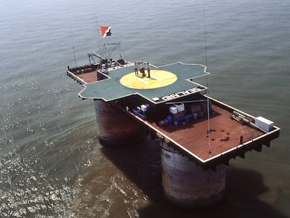 El Principado de Sealand en mayo 1979.