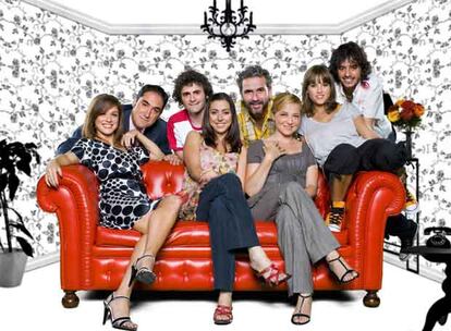 Los protagonistas de la comedia <i>Cuestión de sexo,</i> que Cuatro estrena el martes.