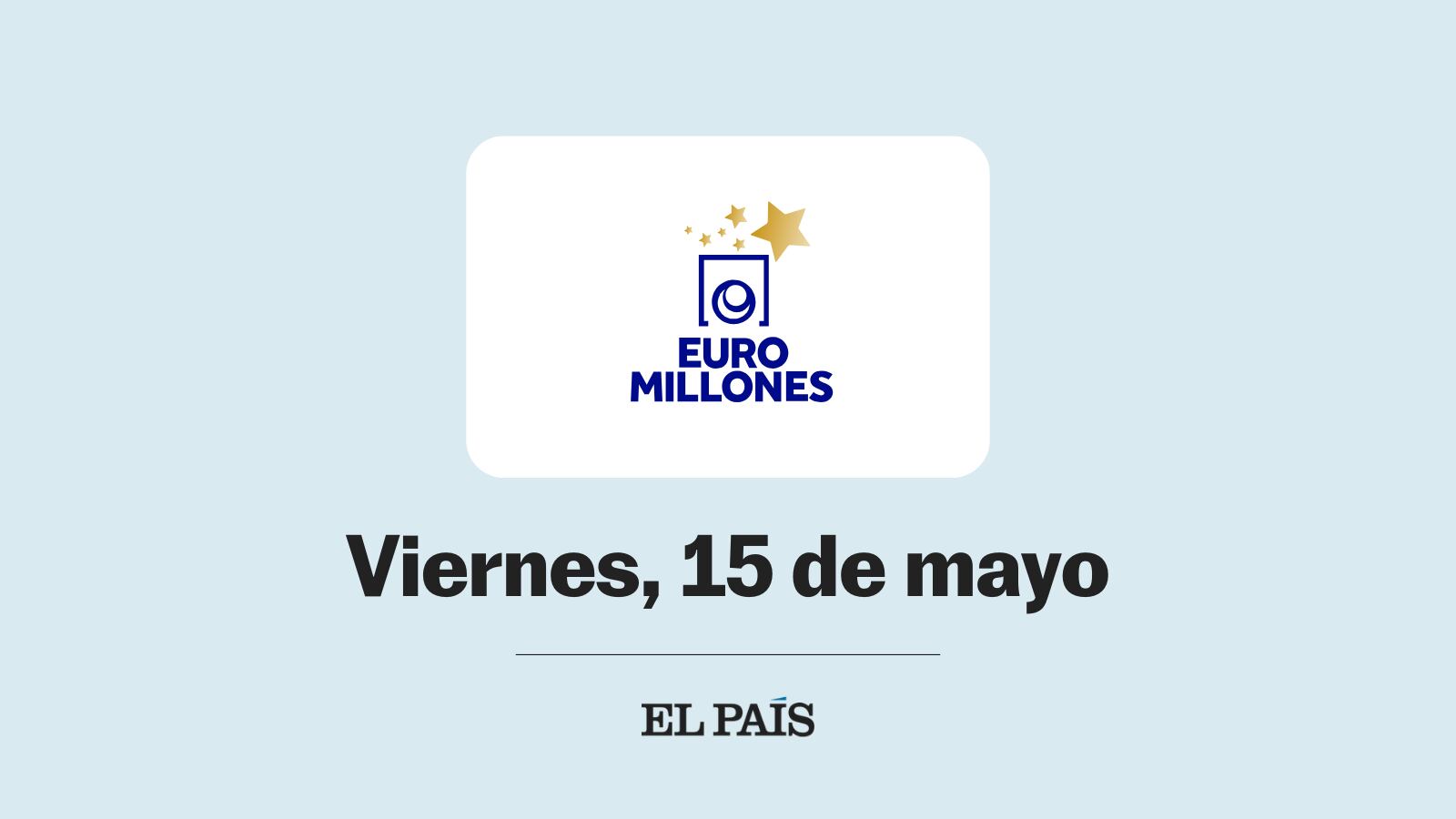 Euromillones: comprobar sorteo del viernes 15 de mayo