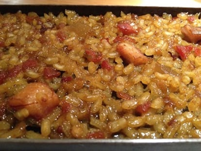 Arroz a la caja
