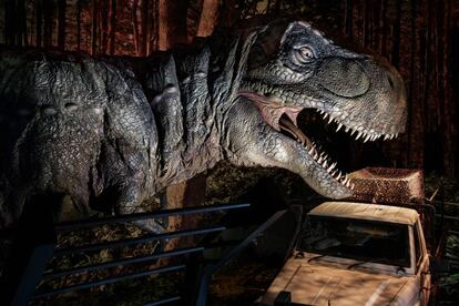 Tiranosaurio rex de 'Jurasic World: The Exhibition'.