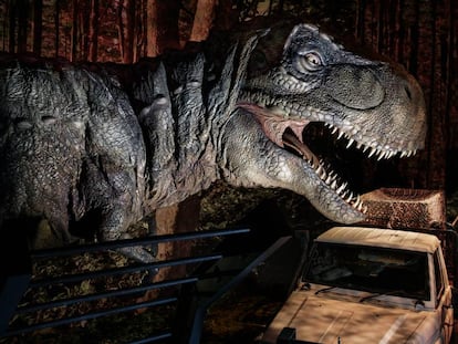 Tiranosaurio rex de 'Jurasic World: The Exhibition'.