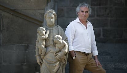 Ildefonso Falcones, en la presentació a Barcelona de 'Los herederos de la tierra'.