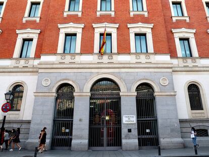 Fachada del Tribunal de Cuentas, en Madrid.