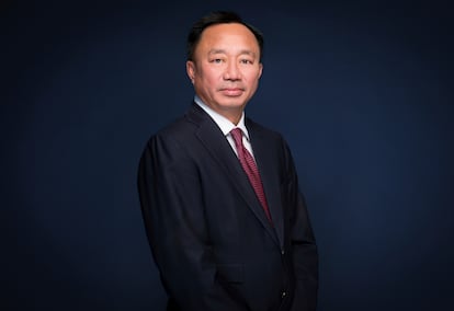 In this image provided by Fox Corp., Viet Dinh, the chief legal officer at the company, poses for a photo.