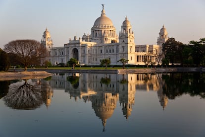 El Victoria Memorial de Calcuta.