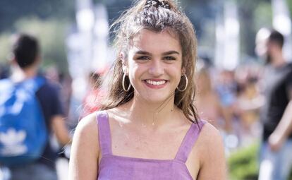 Amaia Romero en el 'casting' de 'Operación Triunfo 2018' celebrado el 10 de julio de 2018 en Madrid.