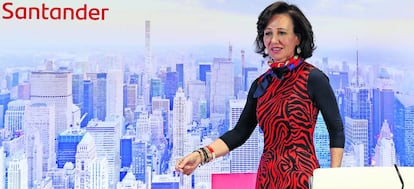 La presidenta de Banco Santander, Ana Botín.