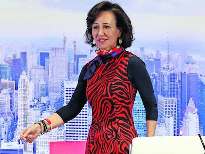 La presidenta de Banco Santander, Ana Botín.