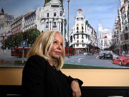 La psicóloga Carmen Sanz, directora de la fundación El Mundo del Superdotado, en su oficina de Madrid.