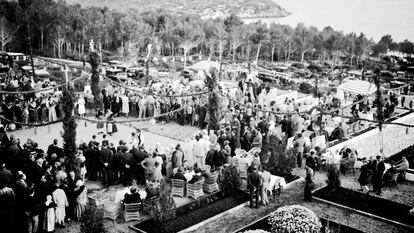 Inauguración del Hotel Formentor, en 1929.