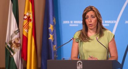 Susana Díaz, consejera de la Presidencia de la Junta de Andalucía.