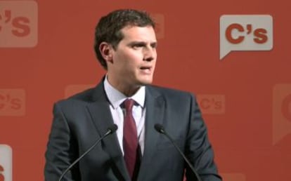 Ciudadanos leader Albert Rivera.