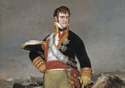 'Fernando VII en un campamento' (después de 1815), por Francisco de Goya.