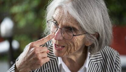 Donna Leon, la semana pasada en Barcelona.