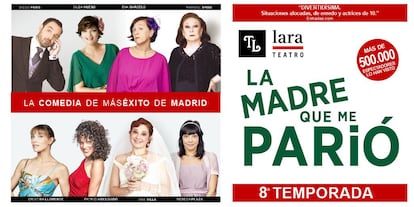 Cartel promocional de 'La madre que me parió'.