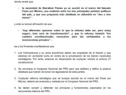 Perredistas demandan que el Congreso
cite al director de Pemex