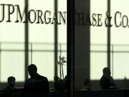 O escritório de JP Morgan em Nova York.