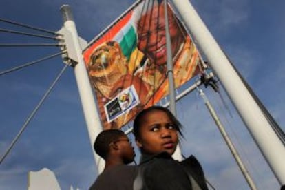 El puente de Nelson Mandela, en Johanesburgo.