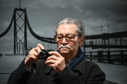 Eduardo Gageiro, en Lisboa, durante la exposición dedicada a su obra en 2024. 