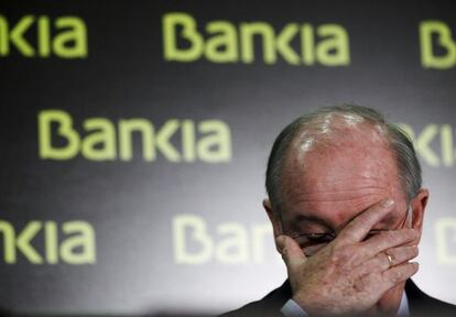 El expresidente de Bankia, Rodrigo Rato, en 2012