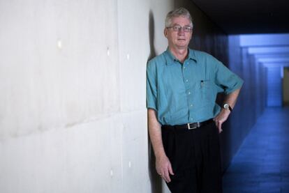 Frans de Waal, en el congreso de la Organización Europea de Biología Molecular en Barcelona.