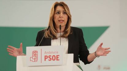 La presidenta de la Junta de Andalucía, Susana Díaz.