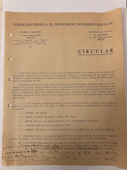 Documento de la concesión de la pensión a Antonio Berjaga.