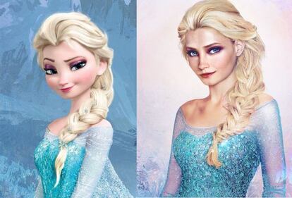 Elsa, la princesa de hielo de la película 'Frozen', estrenada el pasado año y que tuvo un gran éxito entre el público.
