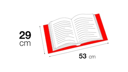 Forro para libros sobre fondo blanco.