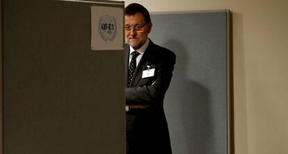 Mariano Rajoy at the United Nations this week.