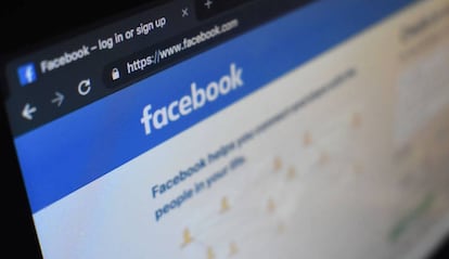 Página de inicio de Facebook.