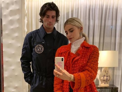 Los 'influencers' Marc Forné y Caroline Daur, en Nueva York.