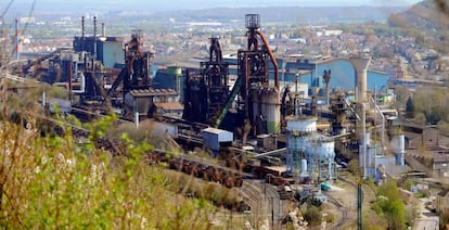 Imágenes de archivo de una de las plantas de ArcelorMittal.